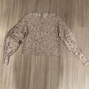 Zara lace top Size S
